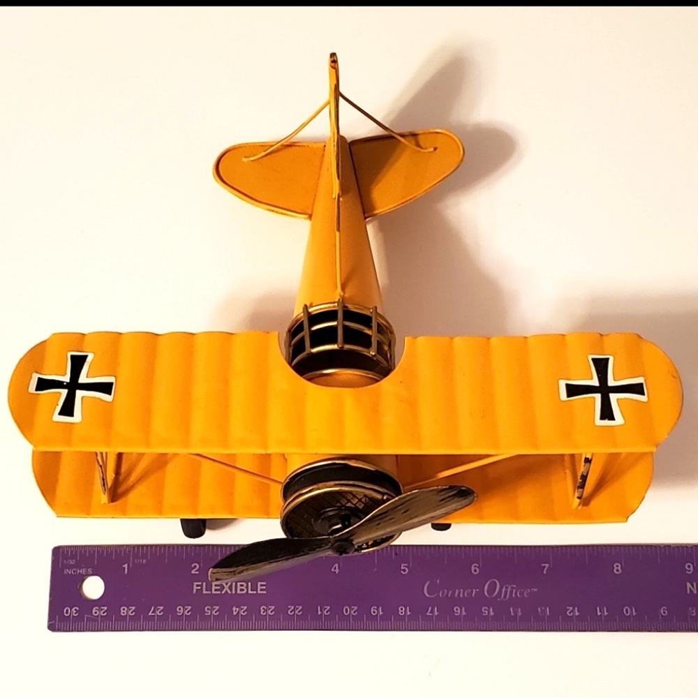 Vintage Model Biplane - Picture 2 of 6